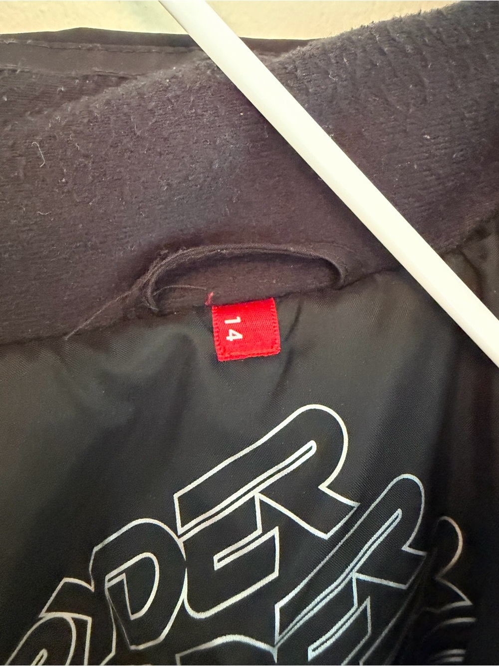 Spyder Black Ski Jacket - Picture 4 of 5